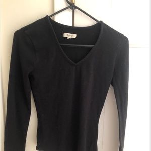 Madewell V-Neck Full-Coverage Bodysuit